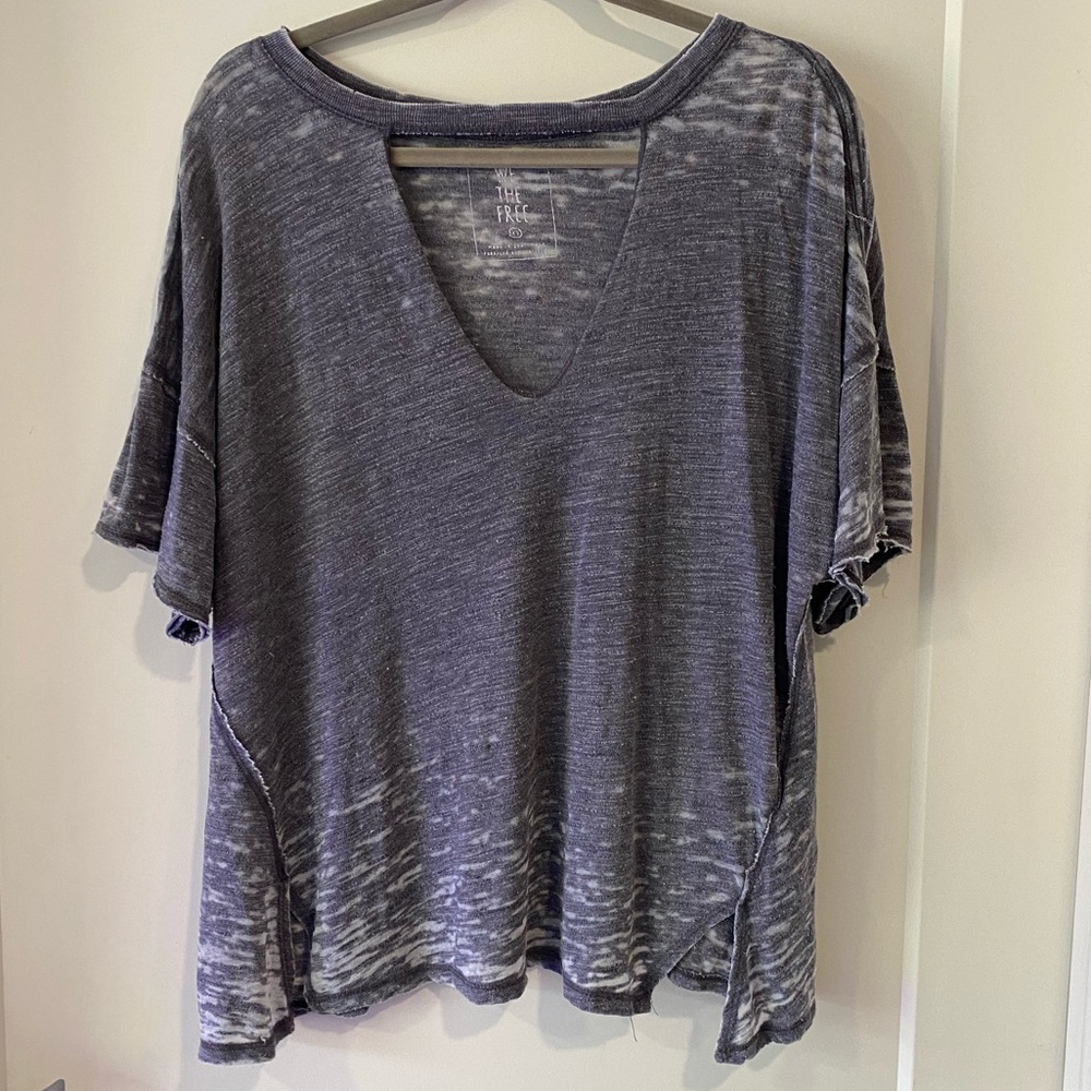 Free People Cutout Tee